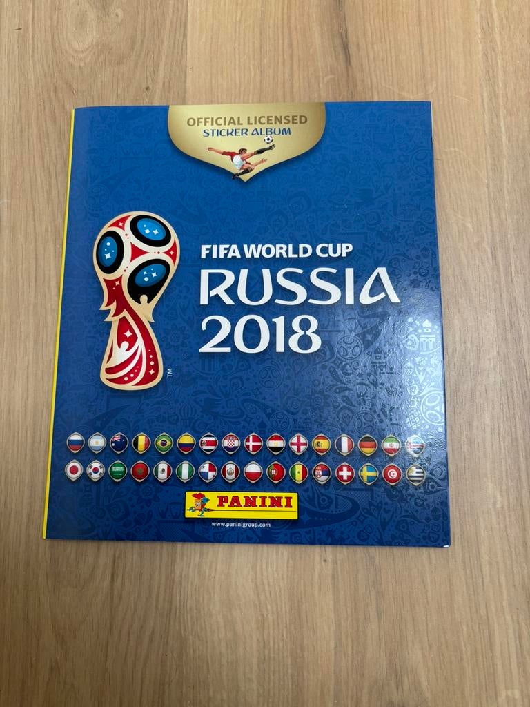 Panini Russia 2018 volledig, Ophalen, Zo goed als nieuw, Poster, Plaatje of Sticker