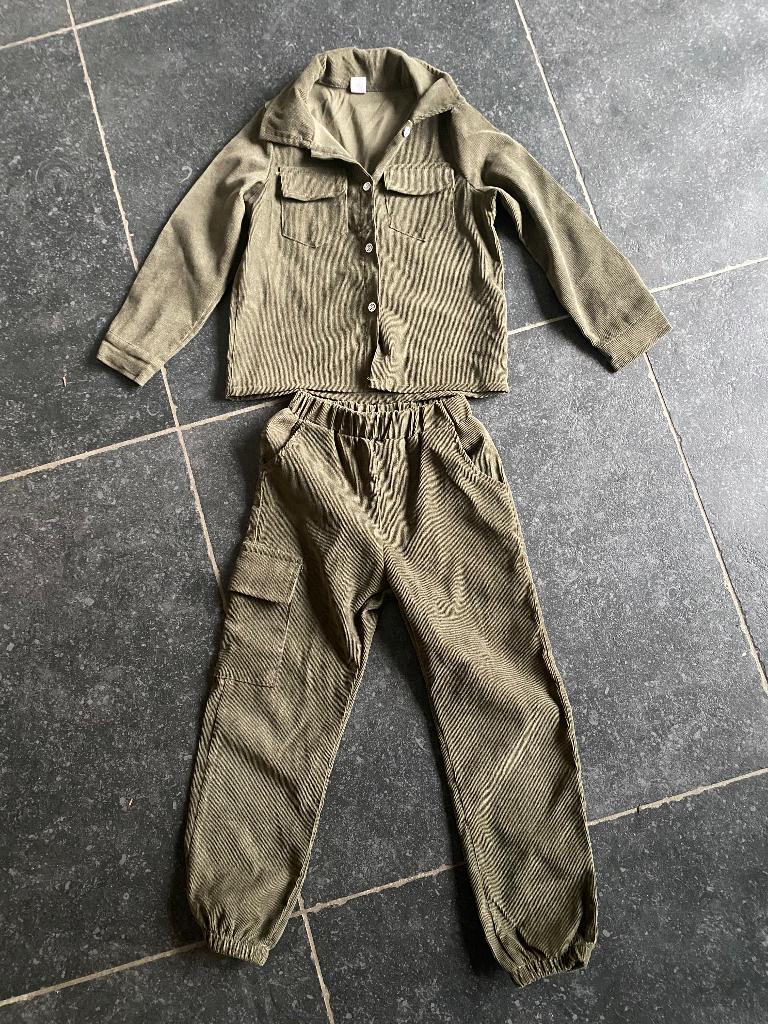 Set van een broek en hemd, Enfants & Bébés, Vêtements enfant | Taille 116, Garçon, Enlèvement ou Envoi, Ensemble, Shein