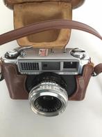 Vintage Yashica Minister II fototoestel met case uit Japan, Ophalen of Verzenden, 1940 tot 1960, Fototoestel