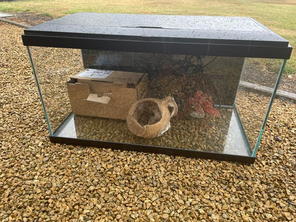 Aquarium 60liter, Animaux & Accessoires, Aquarium vide, Enlèvement, Utilisé, Couvercle inclus