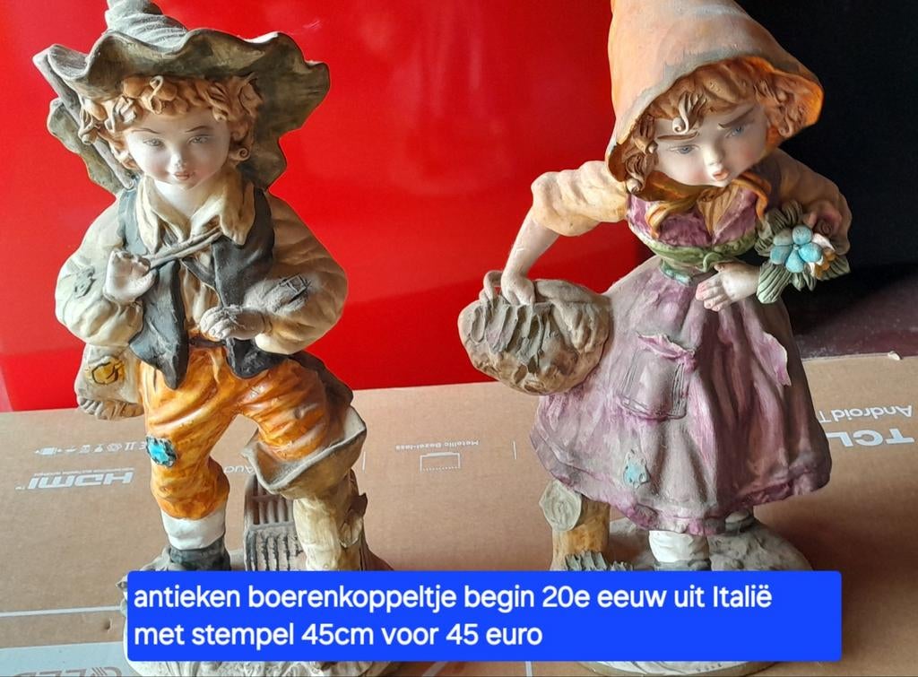 Figurines anciennes, Enlèvement