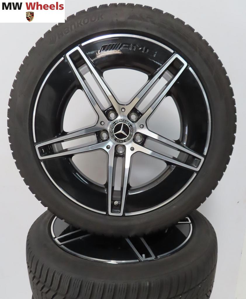 Mercedes E klasse W214 AMG 19 inch velgen met winterbanden, Autos : Pièces & Accessoires, Pneus & Jantes, Pneus et Jantes, Pneus hiver