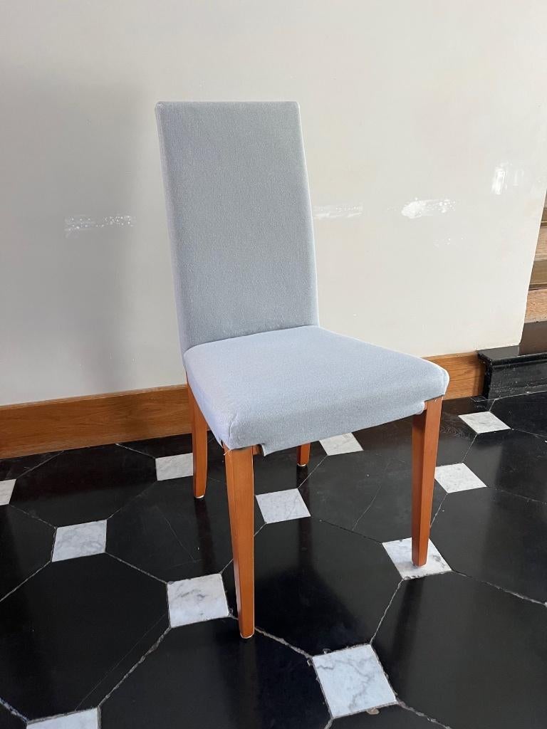 8 Chaises de salle à manger, Maison & Meubles, Chaises, Utilisé, Cinq, Six Chaises ou plus, Bois, Gris, Enlèvement