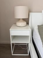 Table de nuit IKEA blanche moderne avec tiroir, Enlèvement, Comme neuf