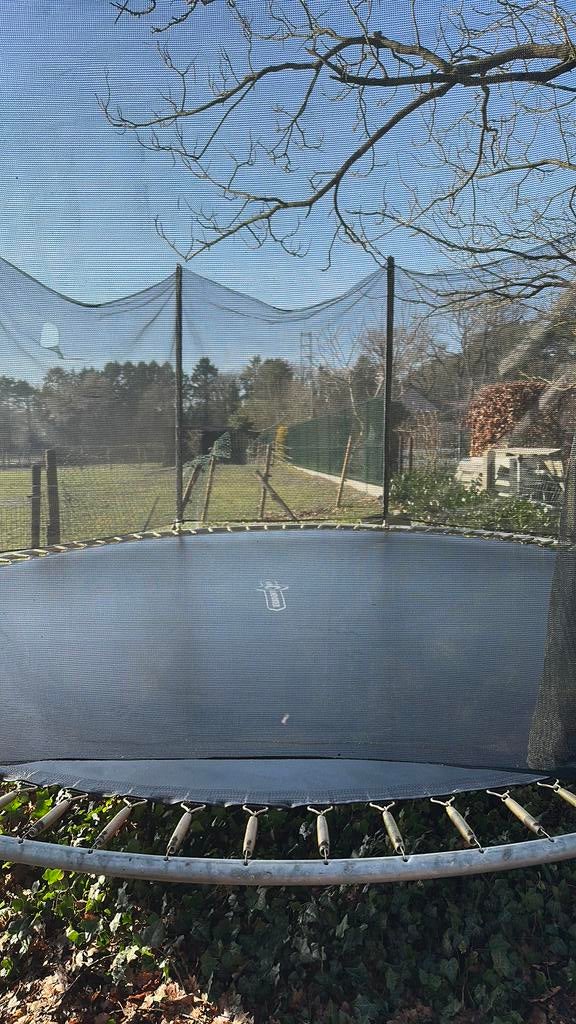Trampoline, Kinderen en Baby's, Speelgoed | Buiten | Trampolines, Ophalen, Zo goed als nieuw