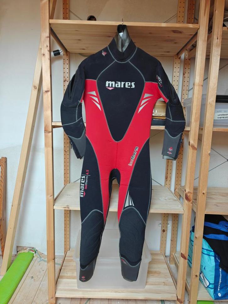 2 combinaisons de plongée Mares Homme Taille 3/M, Watersport en Boten, Duiken, Gebruikt, Duikpak, Ophalen