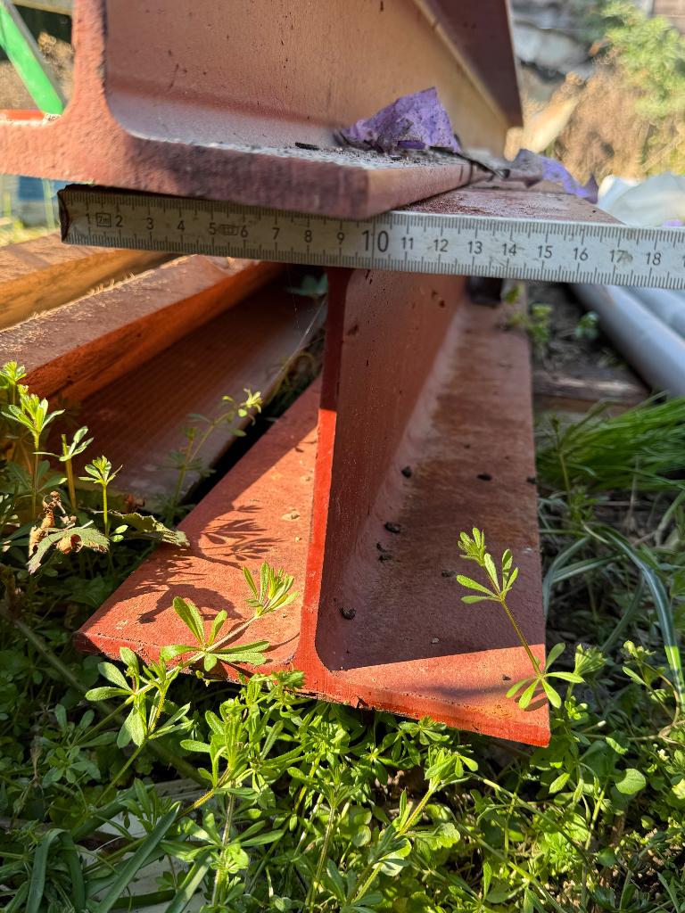 Stalen Poutrellen, Ophalen, Gebruikt, IJzer