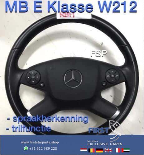 W212 Stuur met trilfunctie / rijbaan herkenning MB E Klasse, Auto-onderdelen, Besturing, Mercedes-Benz, Gebruikt, Ophalen of Verzenden