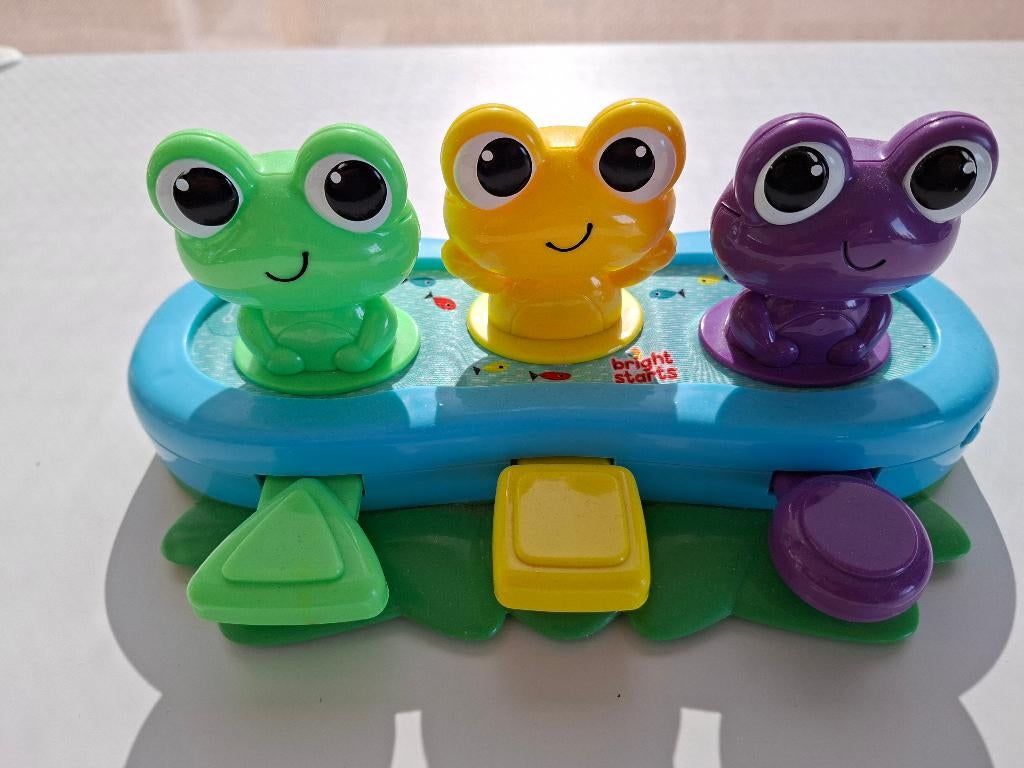 Baby: kikkertjes met geluid, Kinderen en Baby's, Ophalen of Verzenden, Zo goed als nieuw, Overige typen, Met geluid