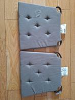 Coussins de chaise de jardin Justina, gris, Enlèvement