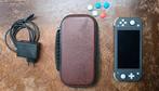 Switch Lite met hardcase van Zelda, Enlèvement, Gris, Utilisé, Avec housse de protection ou sac