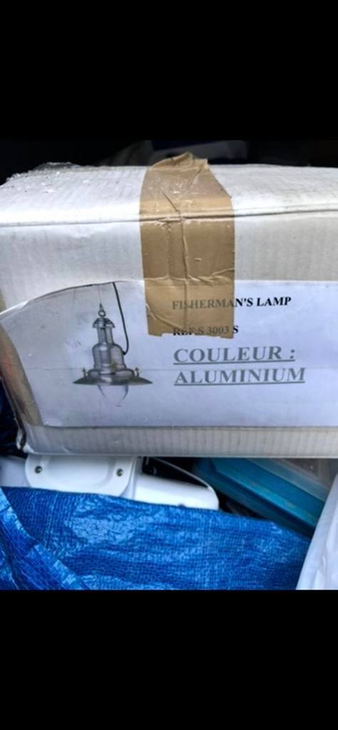 Une lampe neuf gris argenté, Enlèvement ou Envoi, Comme neuf