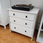 Witte ladekast – 3 ruime lades – compact meubel, Ophalen, Gebruikt, 50 tot 100 cm, Met lade(s)