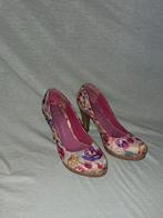 Hoge hakken bloemen - Trend One - maat 36, Kleding | Dames, Overige kleuren, Ophalen of Verzenden, Trend One, Schoenen met hoge hakken