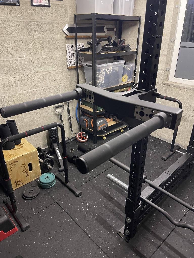 Rogue Velocidor – Accessoire dips pour rack, Sports & Fitness, Équipement de fitness, Enlèvement, Comme neuf, Pectoraux, Barre de push-up