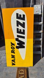 Reclame bord Wieze Van Roy, Ophalen