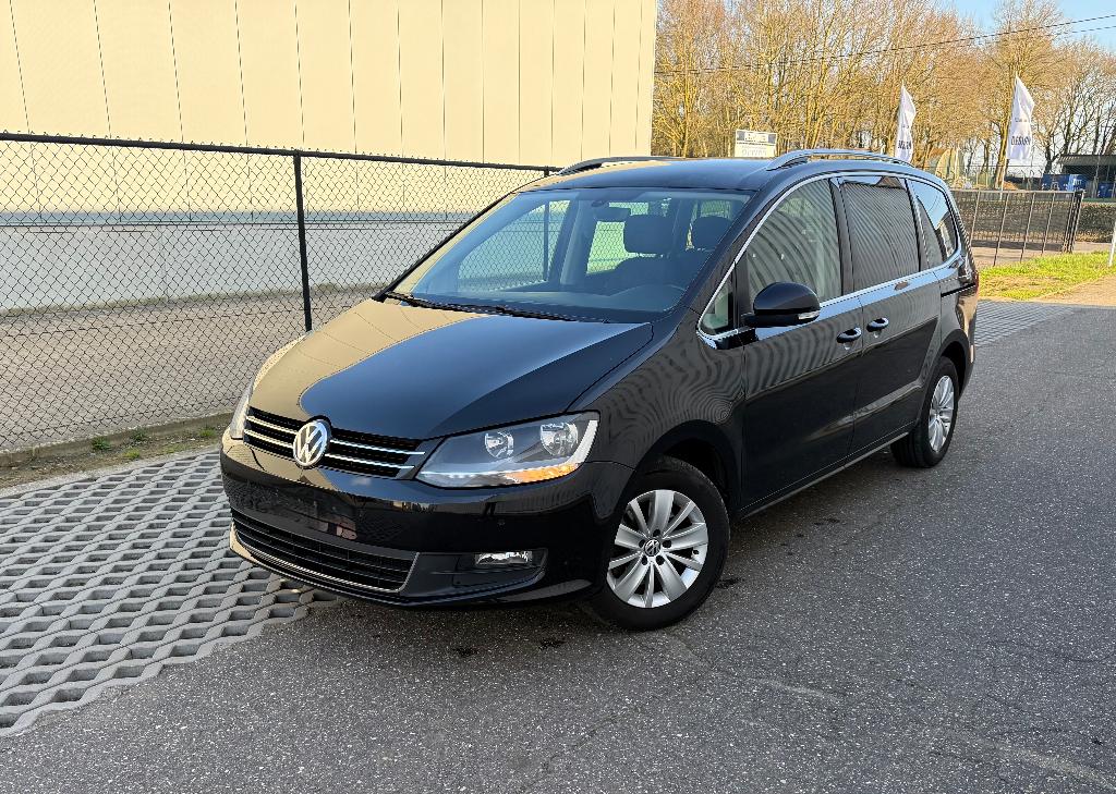 Vw Sharan 2.0 TDi 150Pk 2018Euro6 7plaats, Parkeersensor, Zwart, 5 deurs, Particulier