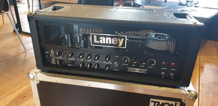 Laney Ironheart IRT60H + flightcase, Musique & Instruments, Amplis | Clavier, Moniteur & Sono, Enlèvement
