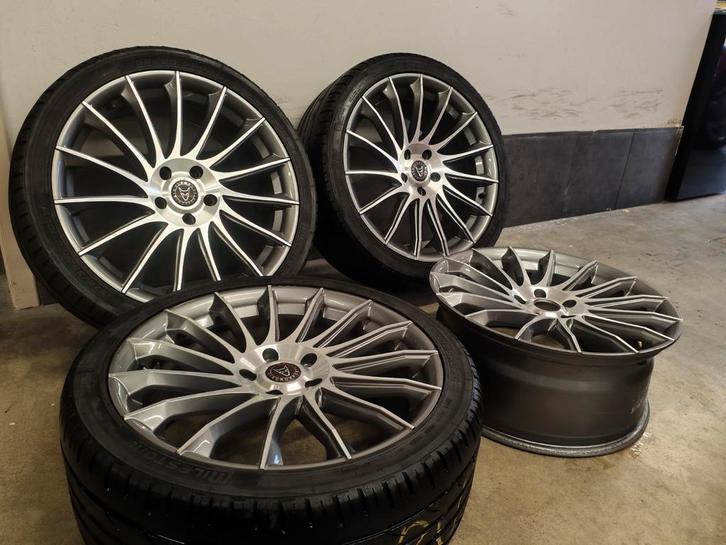 20" Wolfrace Eurosport Aero X 5x120, Auto-onderdelen, Banden en Velgen, Velg(en), 20 inch, Ophalen