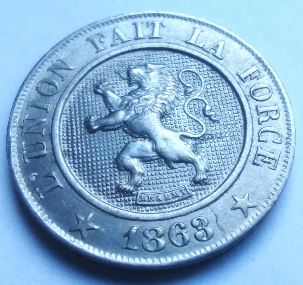 belgie 10 centimes 1863 - Leopold 1, Postzegels en Munten, Munten | België, Ophalen of Verzenden, Overig, Losse munt