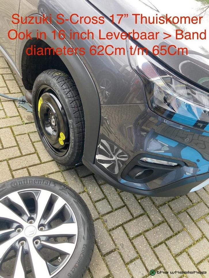 Reservewiel Thuiskomer SUZUKI S-Cross Vitara TOYOTA Yaris Cr, Auto-onderdelen, Banden en Velgen, Banden en Velgen, Personenwagen
