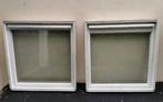 velux 114x118 bois blanc + raccord + store + option pose, Enlèvement, Utilisé, Bois