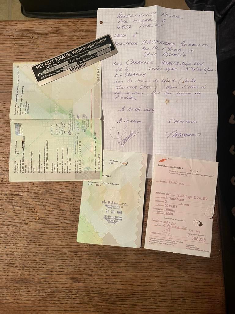 Caravane  knaus  tractable de 1980, Caravanes & Camping, Caravanes, Coin salon convertible, Jusqu'à 4 m, Siège standard, 500 - 750 kg