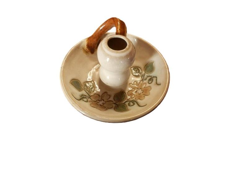 (69)- 1 bougeoir - poterie lardinois -, Antiquités & Art, Antiquités | Céramique & Poterie, Enlèvement ou Envoi