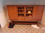 Kast - vintage dressoir - buffetkast hout jaren 60, Ophalen of Verzenden, Zo goed als nieuw, Met deur(en)
