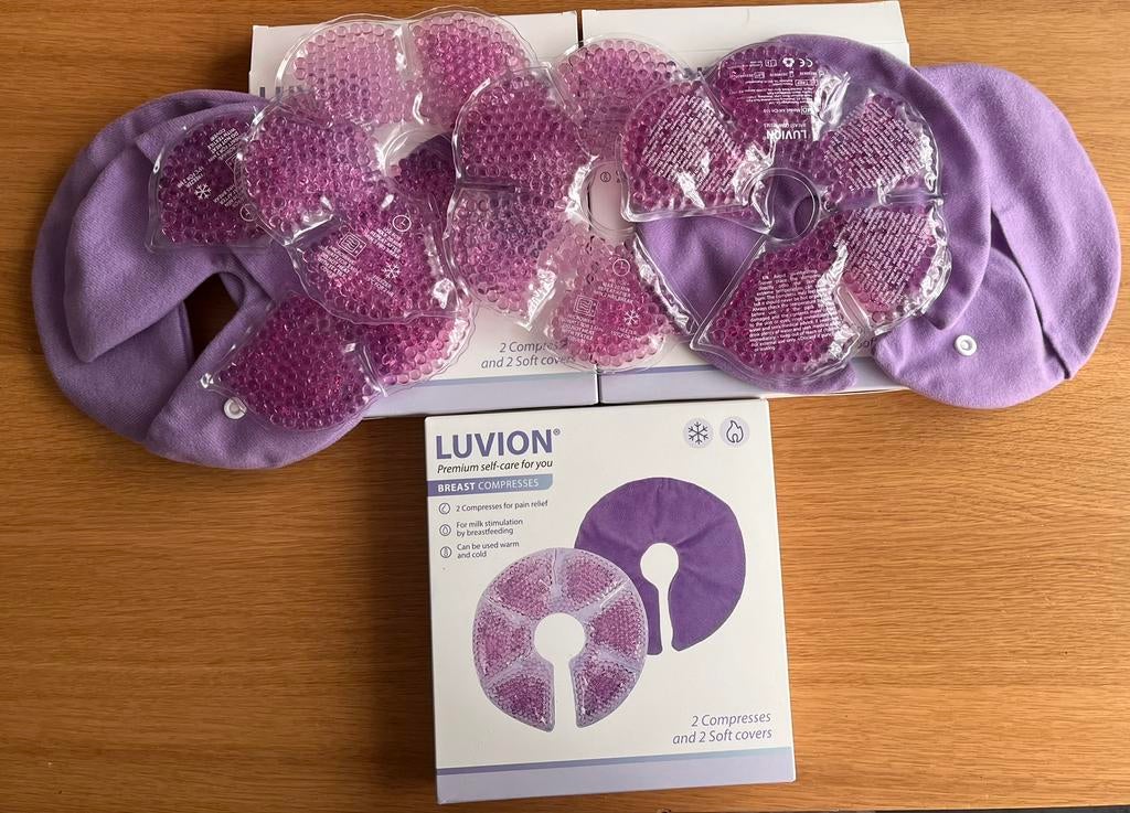 3x Luvion 2-in-1 borstcompressen - Warm & Koud, Enfants & Bébés, Aliments pour bébé & Accessoires, Enlèvement, Comme neuf