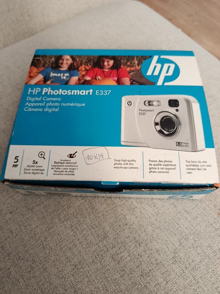 Hp photosmart e337, TV, Hi-fi & Vidéo, Appareils photo numériques, Enlèvement, HP