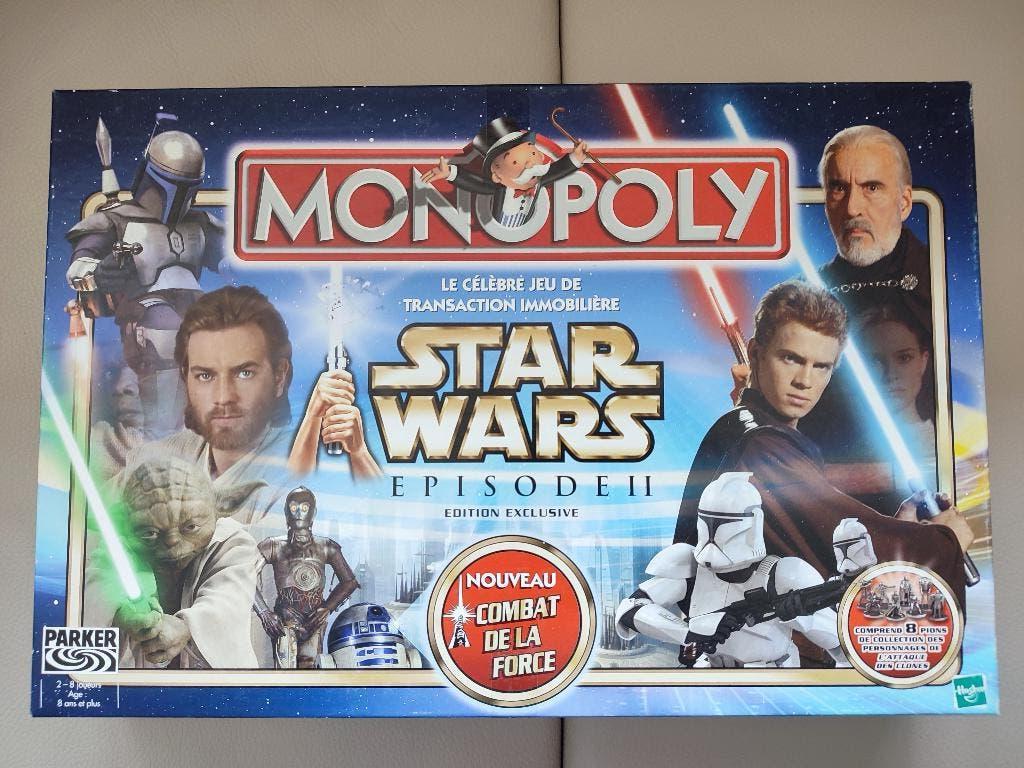 Collector: Monopoly Star Wars Épisode II. Edition exclusive, Collections, Enlèvement ou Envoi, Comme neuf, Jeu