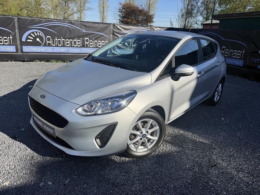 Ford Fiesta 1.1i, 2019, 58.000km, Airco, Lane assist + 12m G, Auto's, Bedrijf, Onderhoudsboekje, ABS, Te koop