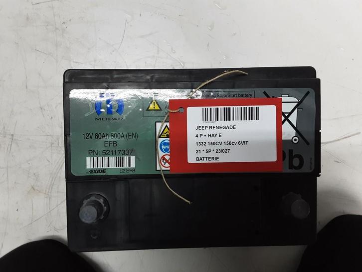 ACCU (52117337), Auto-onderdelen, Accu's en Toebehoren, Gebruikt