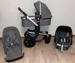 Joolz Day3 Radiant Grey 3 in 1 - COMPLEET, Kinderen en Baby's, Buggy's, Ophalen, Zo goed als nieuw, Maxi-Cosi