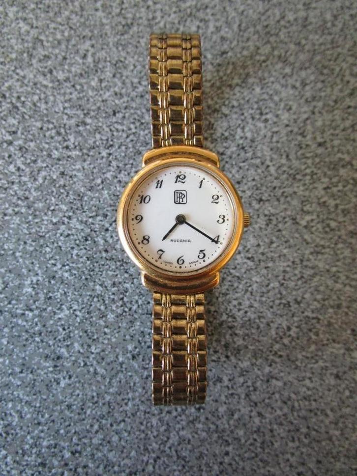 RODANIA vintage dames polshorloge - goldplated 10M - OPRUIM, Handtassen en Accessoires, Horloges | Antiek, Polshorloge, Overige merken