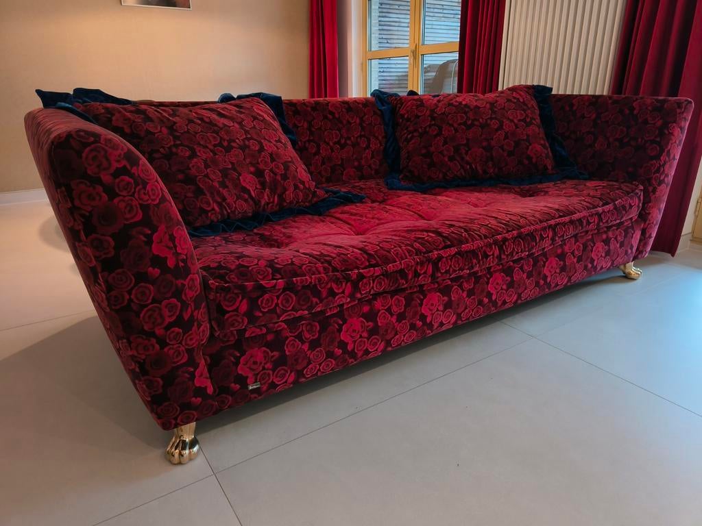 Sofa met rozenmotief, Ophalen