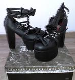 schoenen gothic plateau hakken Demonia Torment 600 37, Neuf, Enlèvement ou Envoi, Escarpins, Noir