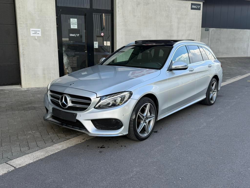 Mercedes C180D 1.6D Pano Amg Line Camera 115PK drive perfect, Automaat, 1596 cc, Euro 6, Bedrijf
