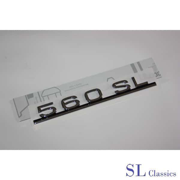 Type aanduiding Mercedes-Benz 560SL, R107 - W107, Auto-onderdelen, Carrosserie, Mercedes-Benz, Nieuw, Ophalen of Verzenden