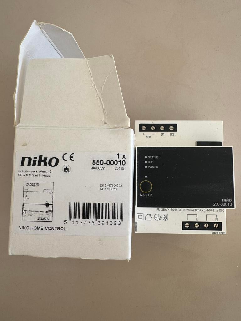 Niko 550-00010 voeding voor Niko Home Control, Ophalen of Verzenden, Nieuw