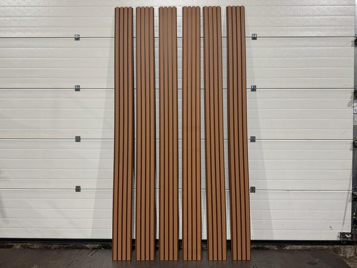 Wandbekleding/Gevelbekleding Composiet Bruin+Bruin 2900 mm, Doe-het-zelf en Bouw, Platen en Panelen, Nieuw, Overige materialen