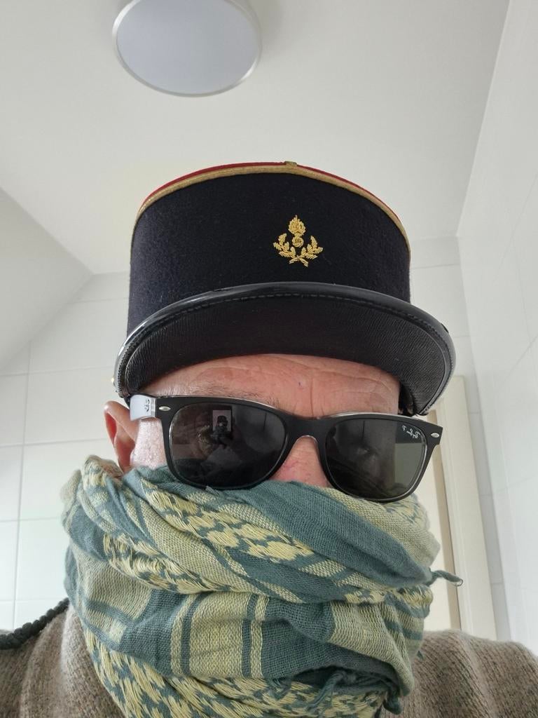 Vintage Képi Luitenant Frans Vreemdelingenlegioen – Mle 1931, Verzamelen, Militaria | Algemeen, Ophalen of Verzenden