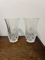 Twee kristal vazen, Verzamelen, Glas en Drinkglazen, Ophalen, Zo goed als nieuw