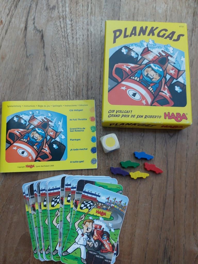 Plankgas - Haba spel, Ophalen of Verzenden, Zo goed als nieuw, Haba
