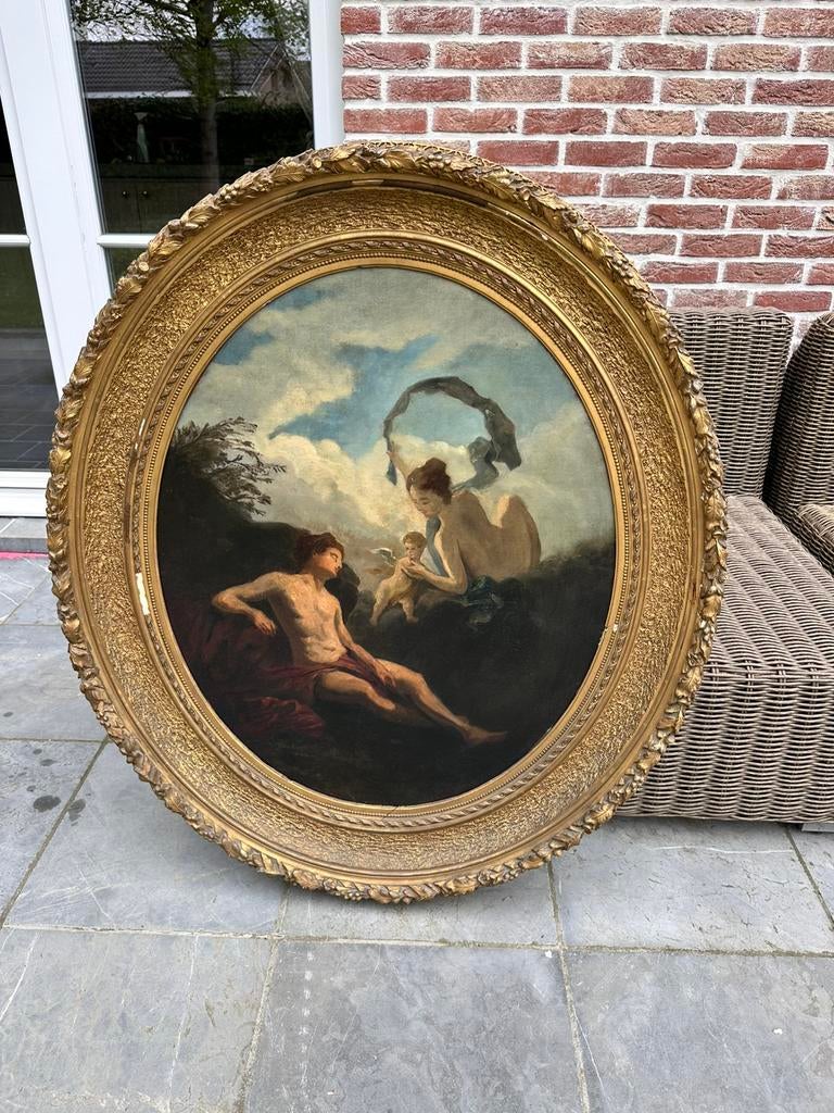 schilderij “Endymion” – Gouden kader – Klassiek, Ophalen