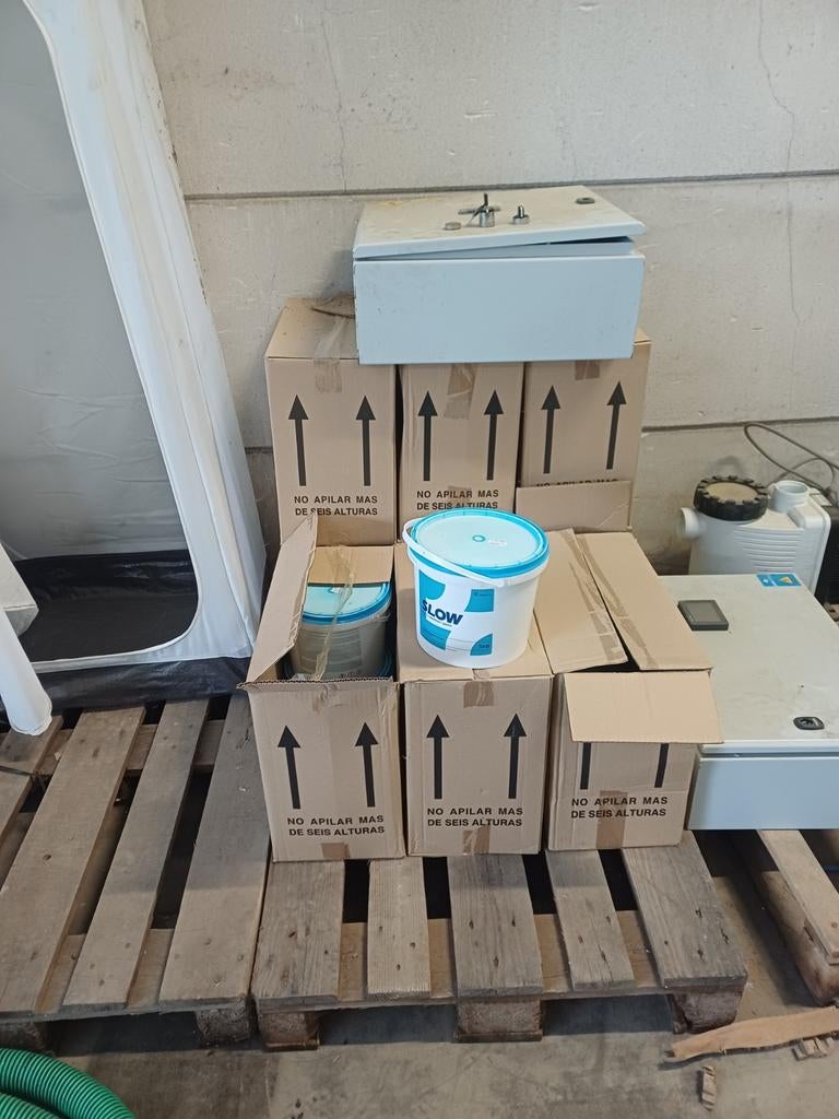 comprimés de chlore, Enlèvement