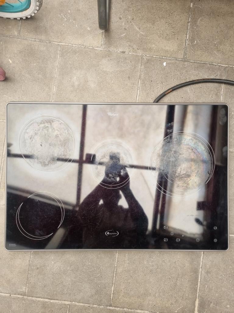 Taque de cuisson Vitrocéramique Whirlpool, Electroménager, Tables de cuisson, 4 zones de cuisson, Céramique, Enlèvement, Utilisé