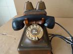 Antieke telefoon of vintage koperen telefoon telefoontoestel, Antiek en Kunst, Ophalen of Verzenden