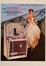 ROCK-OLA Model EMPRESS Juke-Box 1962 original folders, Collections, Enlèvement ou Envoi, Utilisé